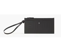 Textured-leather pouch - Black - OneSize