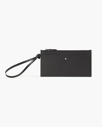 Montblanc Textured-leather pouch - Black - OneSize Black