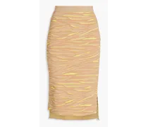 Jacquard-knit skirt - Neutral
