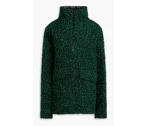 Wool-blend bouclé jacket - Green