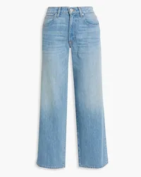 SLVRLAKE Madison high-rise straight-leg jeans - Blue Blue