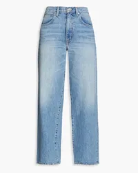 SLVRLAKE Madison high-rise straight-leg jeans - Blue Blue