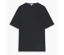 Slub linen-jersey hooded T-shirt - Black