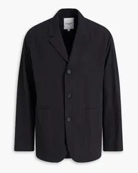 LE 17 SEPTEMBRE Crinkled poplin blazer - Black Black