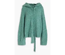 Petar Petrov Edan cashmere-blend hoodie - Green Green