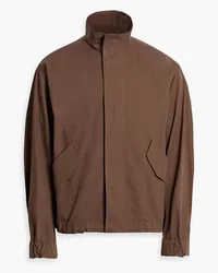 LE 17 SEPTEMBRE Cotton-blend ripstop jacket - Brown Brown