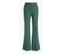 Tafira stretch-gabardine flared pants - Green