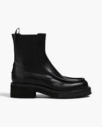 Emporio Armani Leather Chelsea boots - Black Black