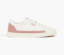 Two-tone canvas sneakers - Pink
