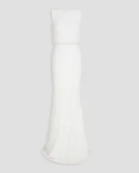 Rachel Gilbert Ava embellished tulle bridal gown - White White