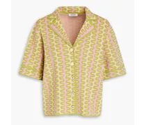 Granier jacquard-knit shirt - Green