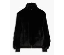 Faux fur jacket - Black