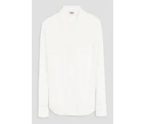 Silk crepe de chine shirt - White