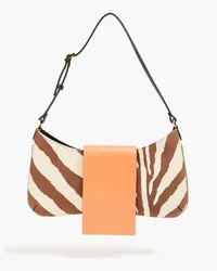 Jacquemus Le Bisou zebra-print leather shoulder bag - Animal print Animal