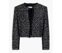Voana metallic tweed jacket - Black