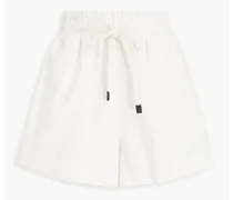 Cotton-twill shorts - White