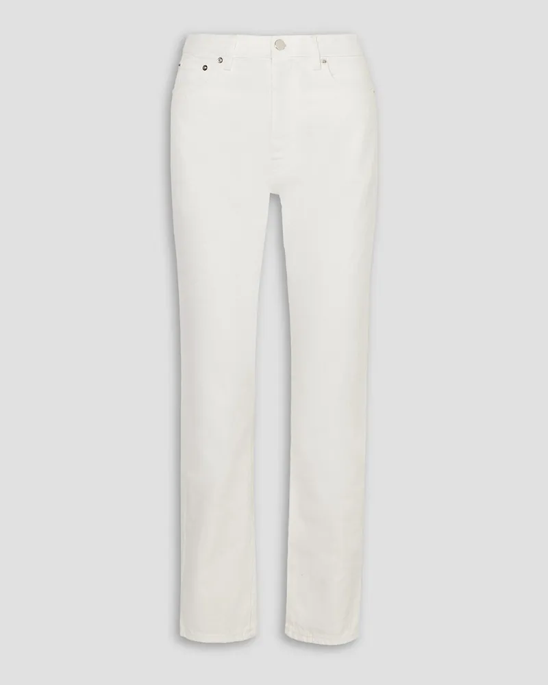 Loulou Studio Wular high-rise straight-leg jeans - White White