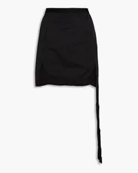 Rick Owens Sacri faille mini skirt - Black Black