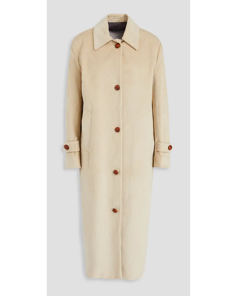 Giuliva Heritage Collection Maria cotton-corduroy coat - White White