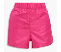 The Ludlow logo-embroidered shell shorts - Pink