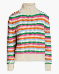 Claudie Pierlot Striped intarsia turtleneck sweater - Multicolor Multicolor