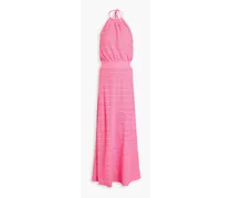 Maeva crocheted halterneck maxi dress - Pink