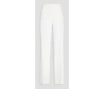 Crepe wide-leg pants - White