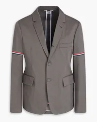 Thom Browne Cotton-twill blazer - Gray Gray