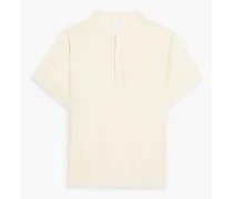 Linen Henley shirt - Yellow