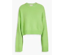 Bruzzi wool and cashmere-blend sweater - Green