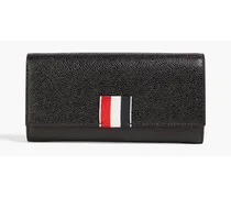 Pebbled-leather wallet - Black