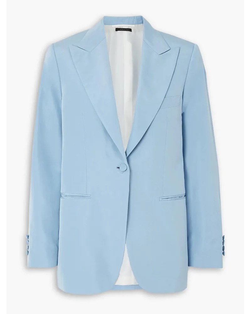 Brioni Silk and cotton-blend twill blazer - Blue Blue