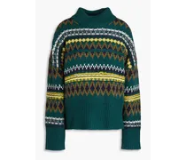 Willow Fair Isle wool sweater - Green
