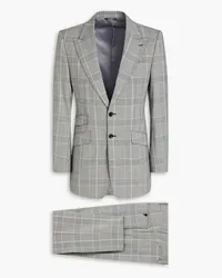 Dolce & Gabbana Prince of Wales checked wool-blend suit - Black Black