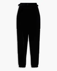 Jil Sander Cotton-velvet tapered pants - Blue Blue