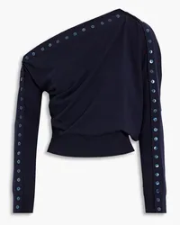 Altuzarra Button-detailed wool-blend sweater - Blue Blue