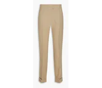 Fresa linen straight-leg pants - Neutral