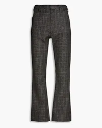 Marni Checked wool-tweed pants - Black Black