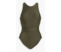 Cutout swimsuit - Green