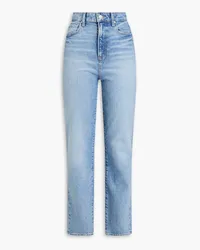 Paige Stella high-rise straight-leg jeans - Blue Blue