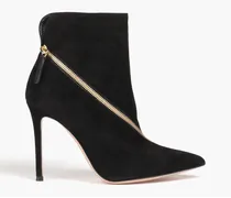 Suede ankle boots - Black