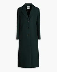 Claudie Pierlot Wool-blend twill coat - Green Green