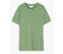Lyocell-blend jersey pajama top - Green