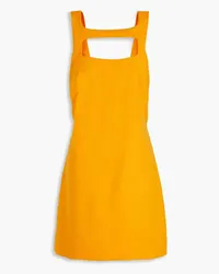 ba&sh Teop cutout crepe mini dress - Orange Orange