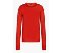Cashair cashmere top - Red