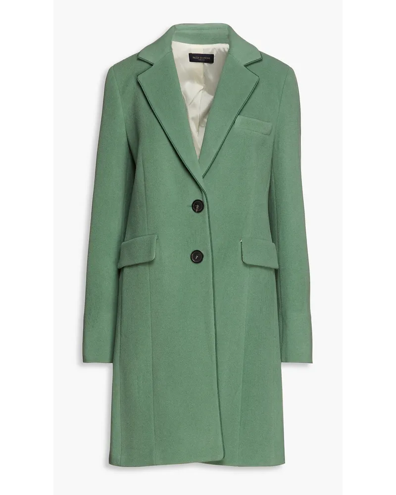 Piazza Sempione Wool-blend felt coat - Green Green