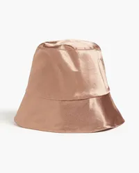 Eugenia Kim Metallic satin bucket hat - Neutral Neutral