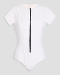 Lisa Marie Fernandez Farrah bonded swimsuit - White White