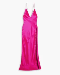 Retrofête Paloma open-back satin maxi dress - Pink Pink