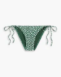 Matteau The String floral-print bikini briefs - Green Green